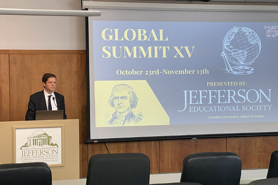 Dr. Ferki Ferati, President of the Jefferson Educational Society