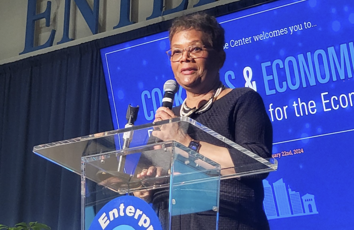 Della Clark, President & CEO of the Enterprise Center