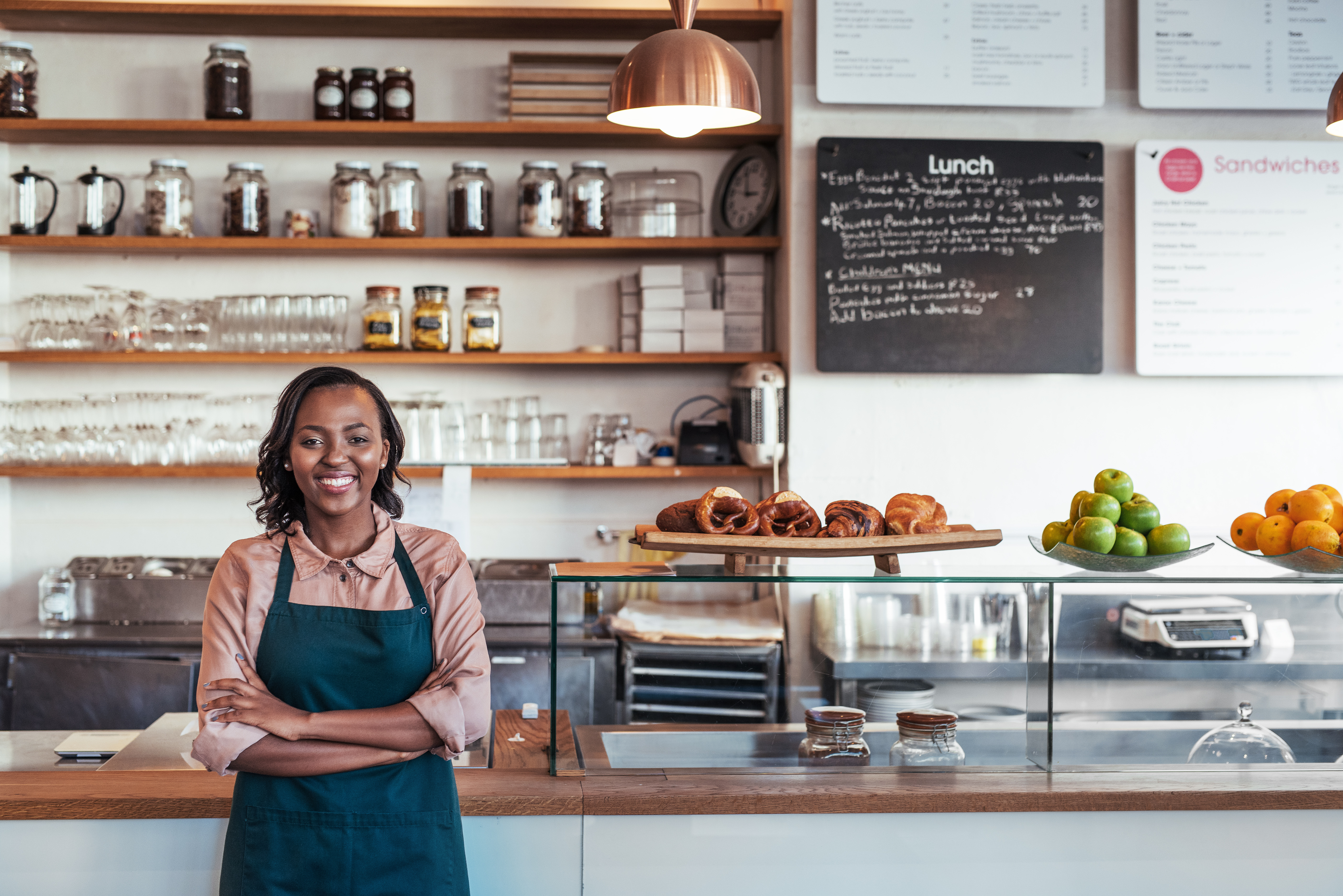 Minority Woman Owner Coffee Shop