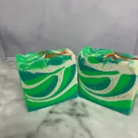 Donna Mary's Soaps - Green Swirled Soap