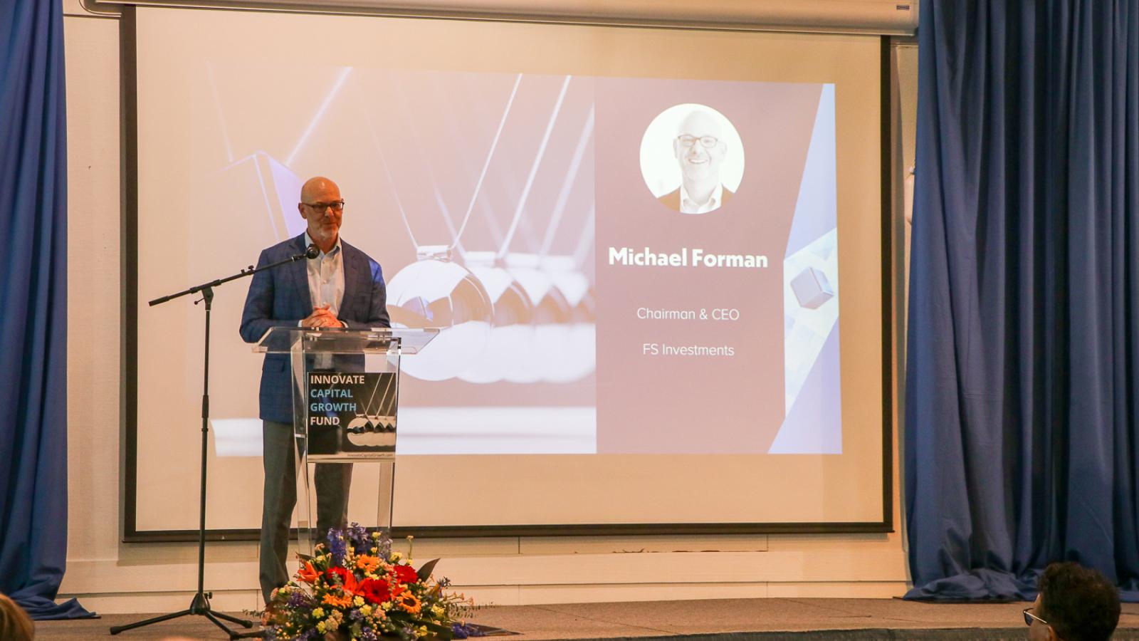Michael Forman speaks at Innovate Capital Growth Fund Launch